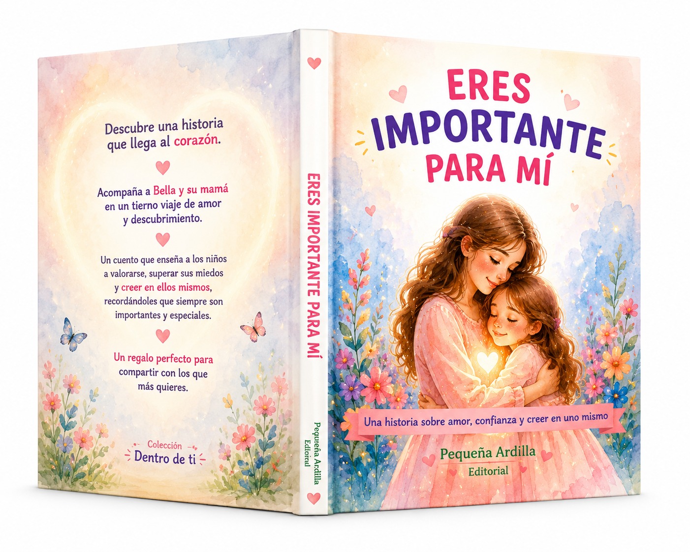 Portada y contraportada del libro «Eres importante para mí»
