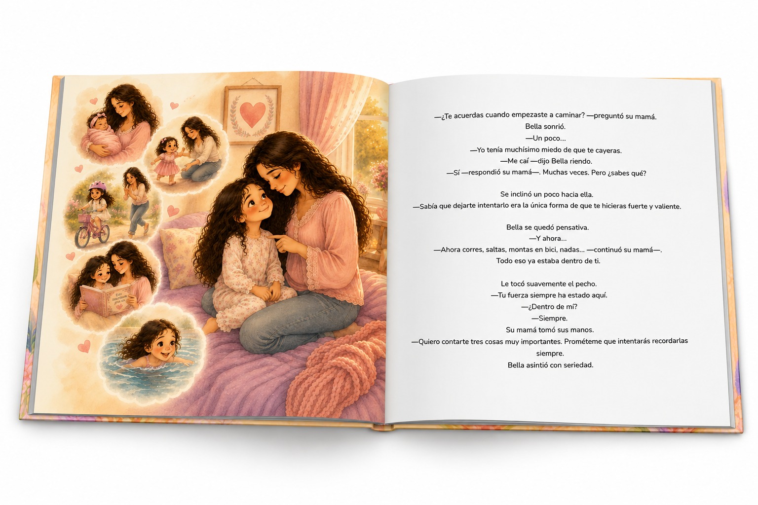 Páginas interiores ilustradas del libro «Eres importante para mí»